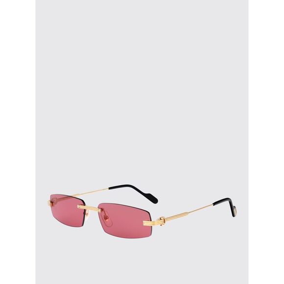 Cartier Sunglasses Men Gold
